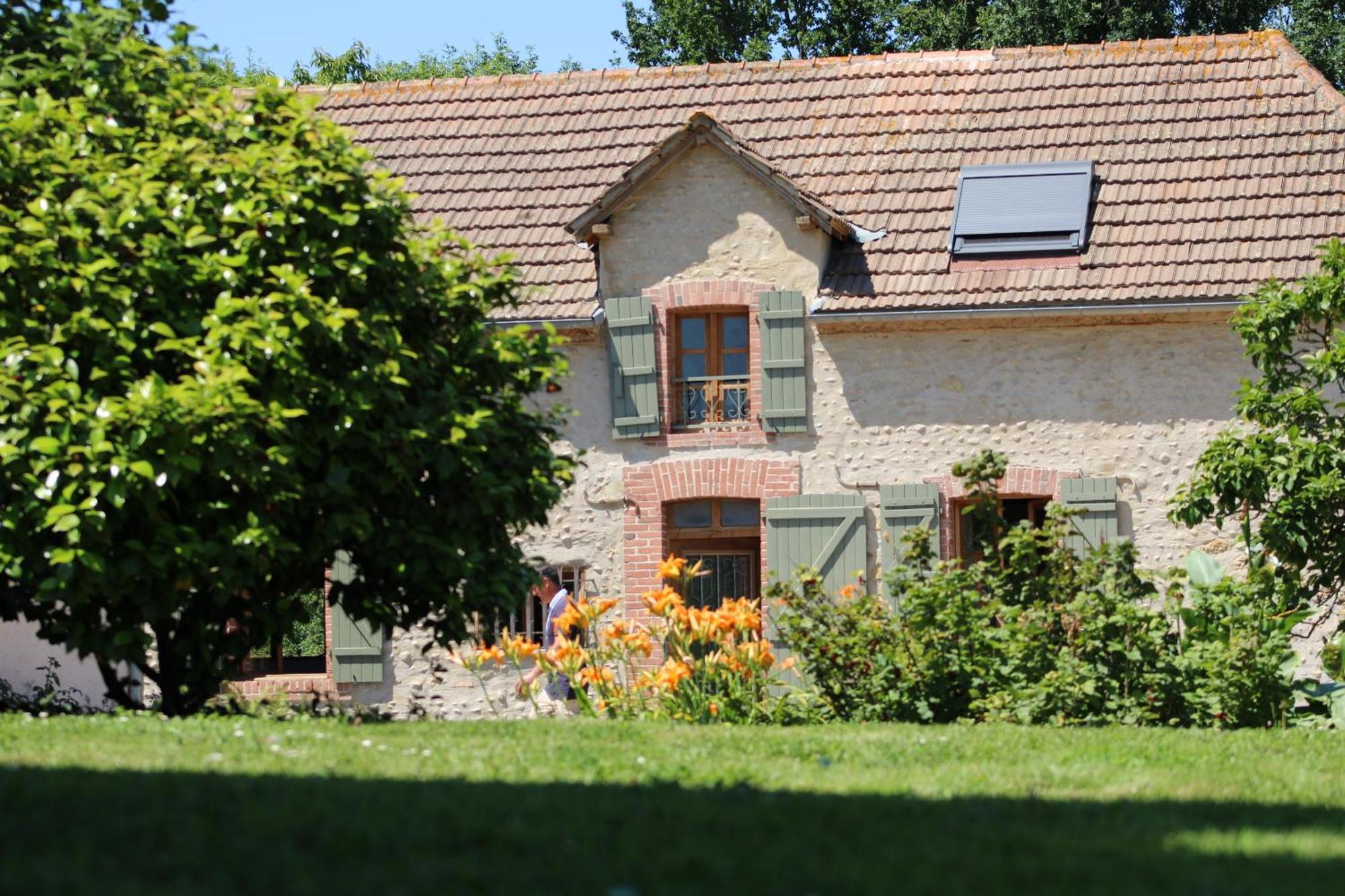 Ecogite Rural La Cle Des Champs Peyrelongue-Abos Kamer foto